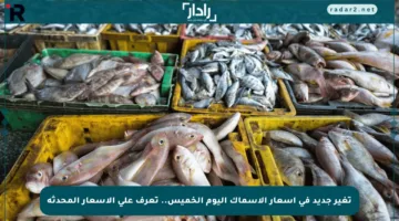 تغير جديد في أسعار الأسماك اليوم الخميس.. تعرف على الأسعار المحدثة